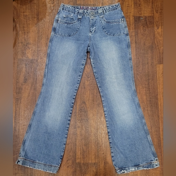 Vintage 1988 (Premium Denim) Hydraulic Distressed Jeans - Picture 1 of 15